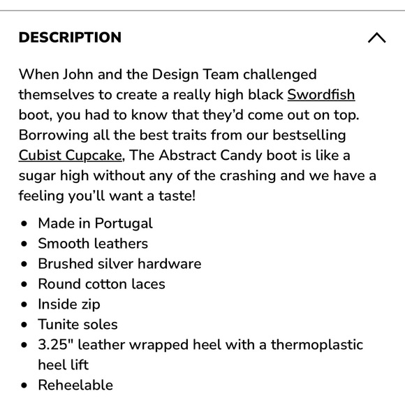 John Fluevog Swordfish HI Abstract Candy Tall Swordfish Boots - Picture 11 of 13